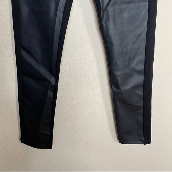 NWT | DREW Vegan Leather Leggings Tights Black M - Picture 4 of 8